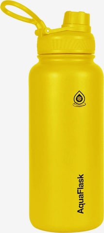AquaFlask Láhev na vodu 'AquaFlask Termoláhev REGULAR 946 ml LEMON SLUSH' – žlutá: přední strana