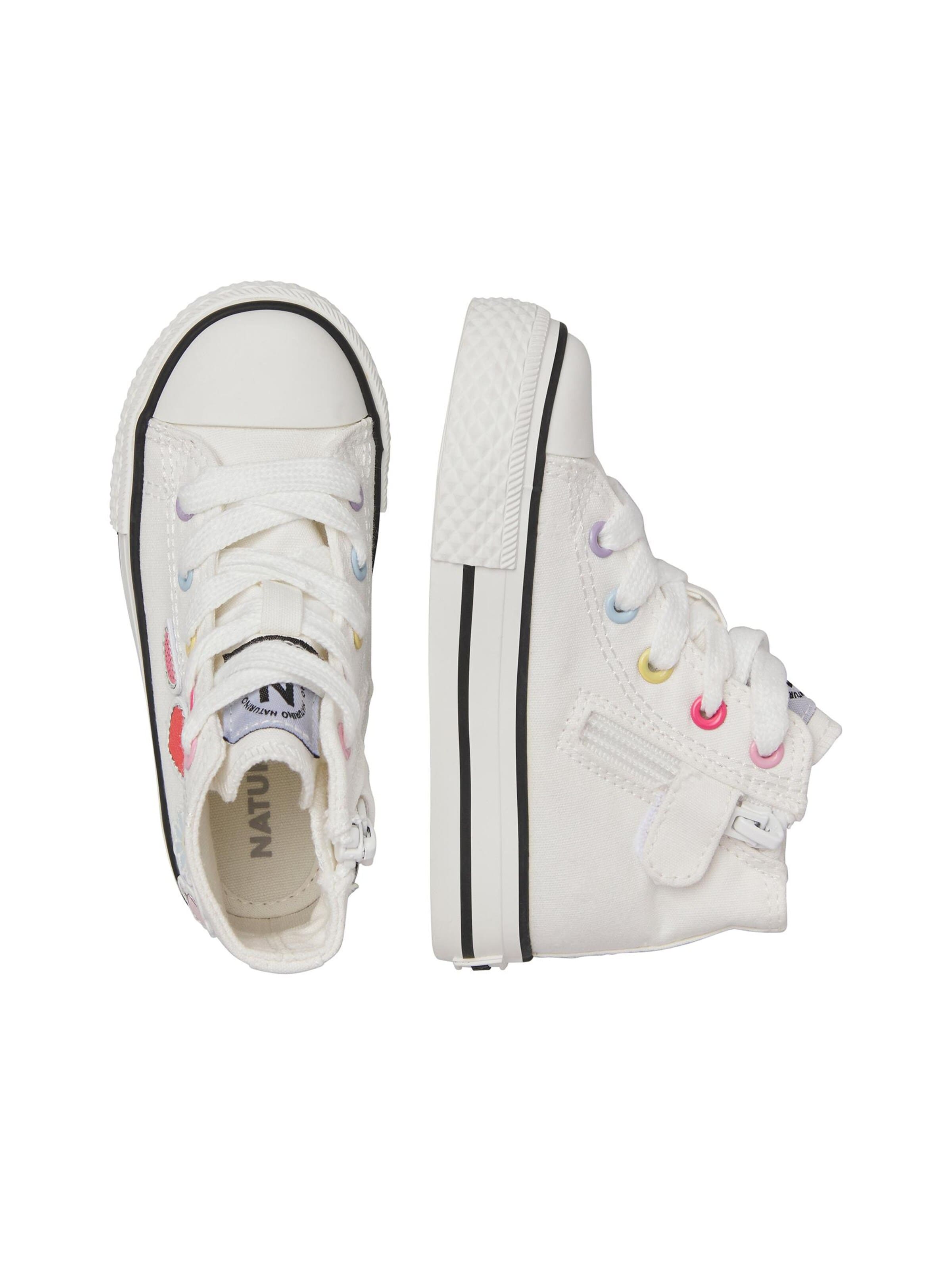 NATURINO Sneaker 'YLFAS.'‌‌‌‌‌ in Weiß