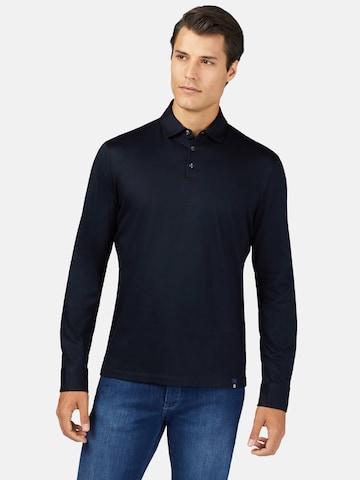 Boggi Milano Shirt in Blauw: voorkant