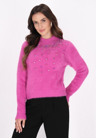 faina Pullover in Pink: Vorderseite