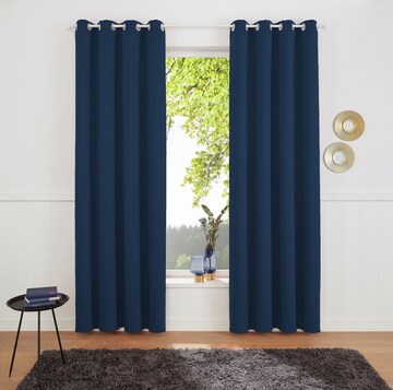 MY HOME Curtains & Drapes in Blue