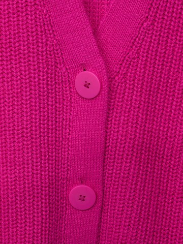 Geacă tricotată de la STREET ONE pe roz