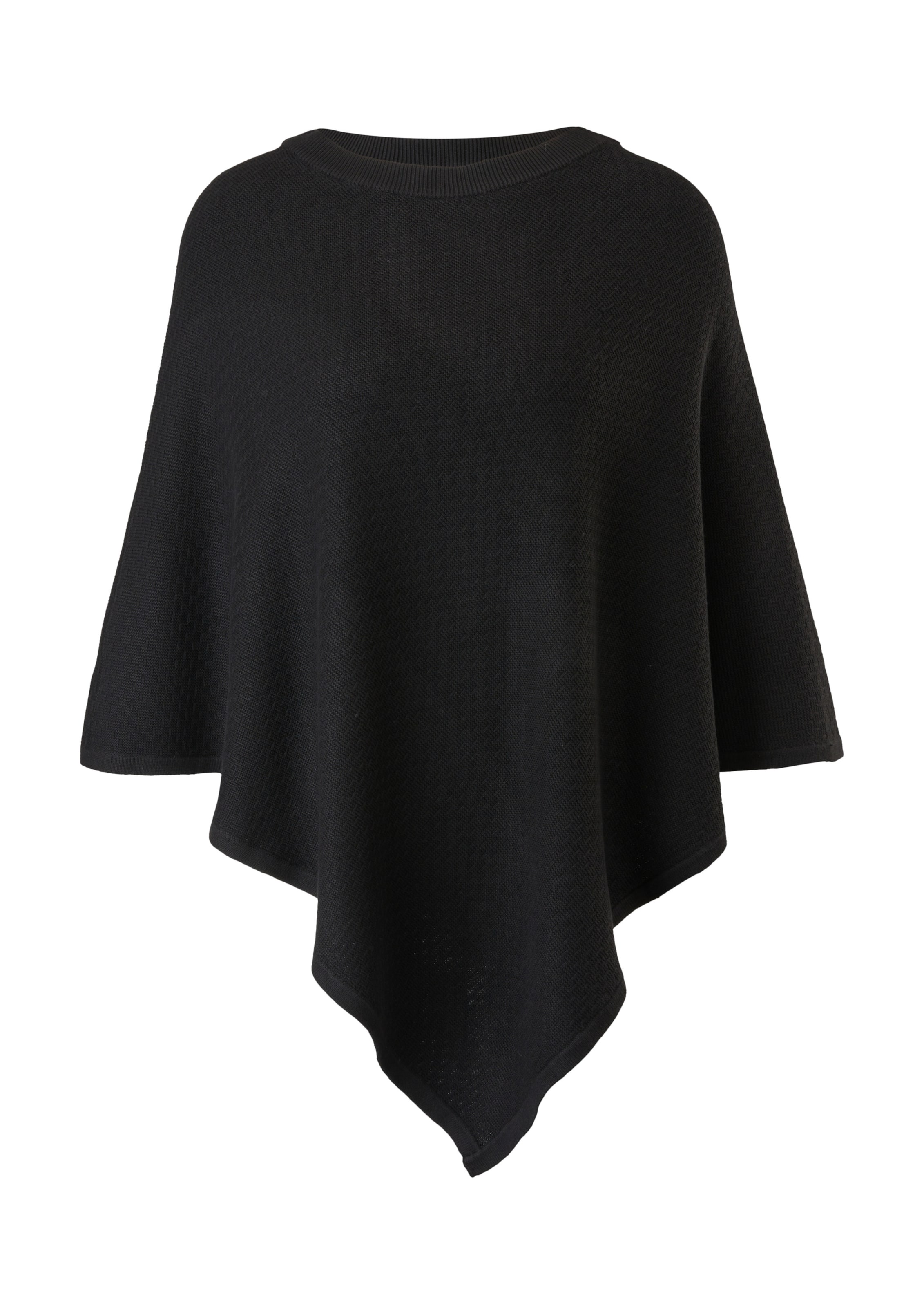 s.Oliver Cape in Black: front