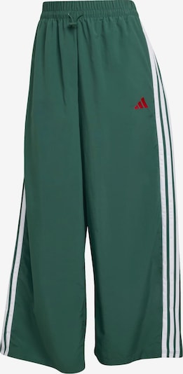 Sportinės kelnės iš ADIDAS SPORTSWEAR, spalva – tamsiai žalia / balta, Prekių apžvalga