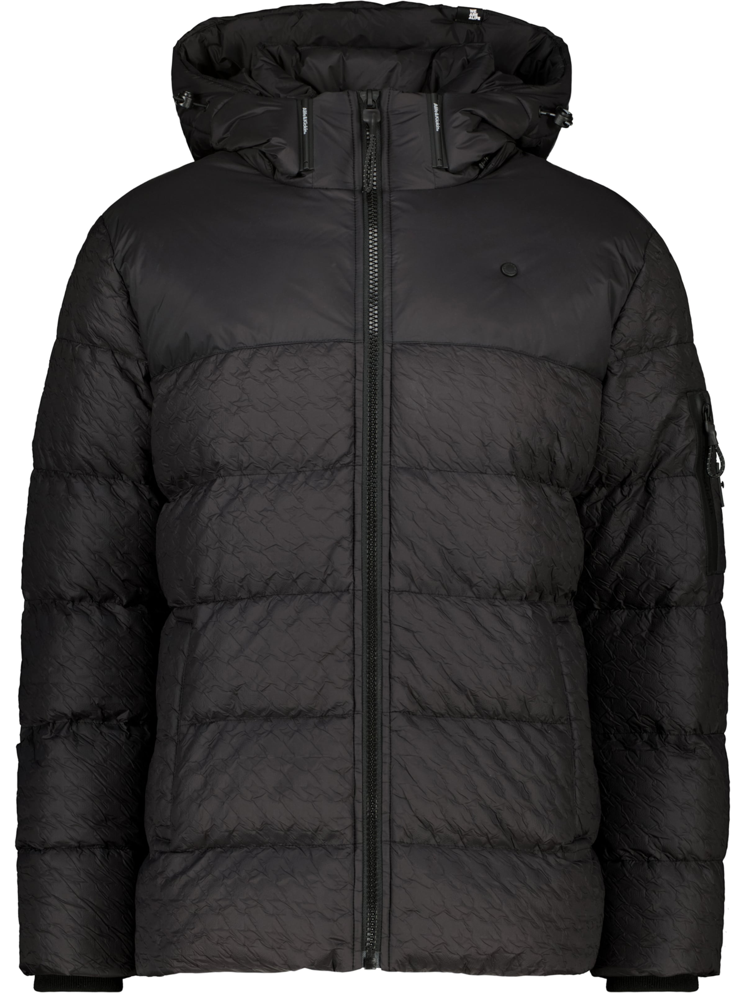 alife & kickin Between-Season Jacket 'Beat' in Black: front