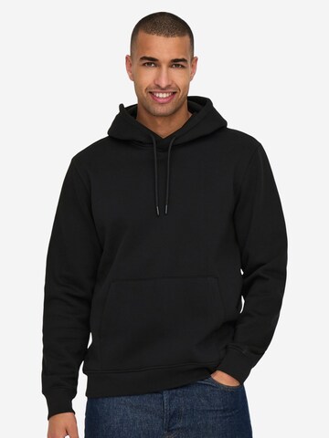 Only & Sons Sweatshirt 'Connor' in Black