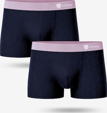 SWORTS Sportunterhose 'Silk' in Blau: Vorderseite