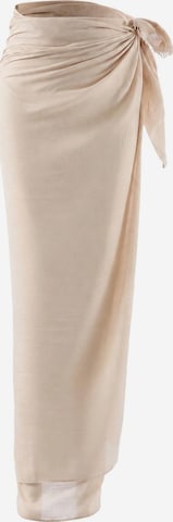 Emilie collection - Toalla de playa 'Pareo sarong viscose' en beige: frente