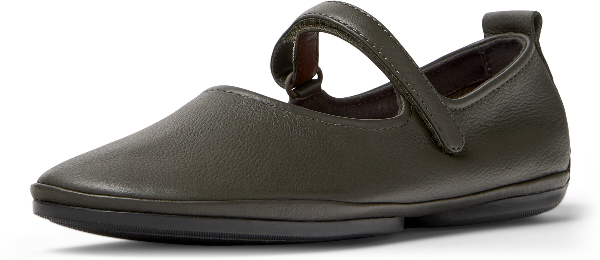 CAMPER Strap ballerina 'Right Nina' in Green: front