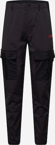 ADIDAS ORIGINALS Tapered Cargo Pants 'Adventure' in Black: front