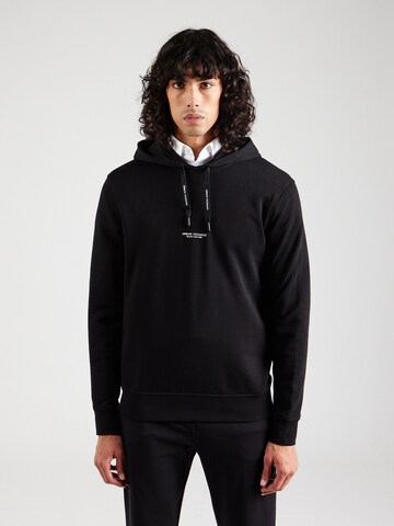 Coupe regular Sweat-shirt ARMANI EXCHANGE en noir : devant