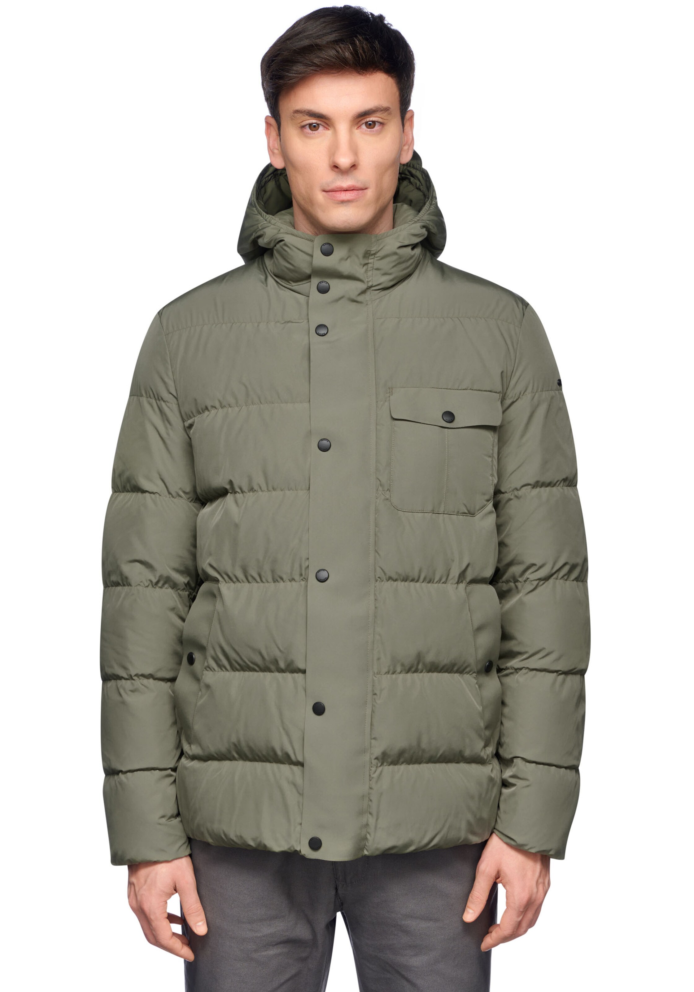 GEOX Winterjacke in Grün: Vorderseite