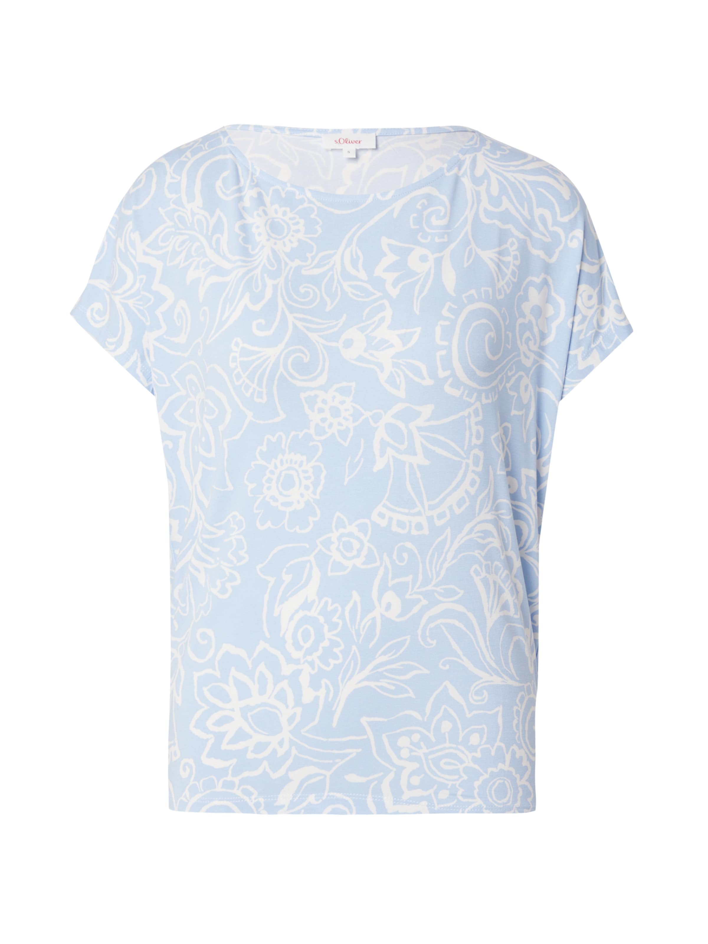 s.Oliver Shirt in Blauw: voorkant