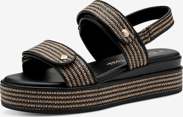 MARCO TOZZI - Sandalias en negro: frente