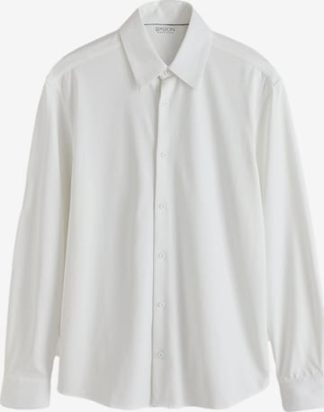Coupe slim Chemise Next en blanc : devant