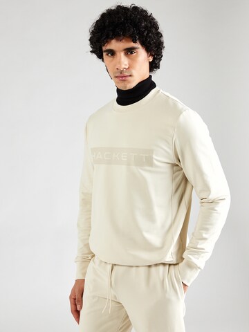 Sweat-shirt 'ESSENTIAL' Hackett London en beige : devant