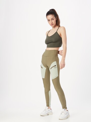 Kari Traa Slimfit Sporthose in Grün