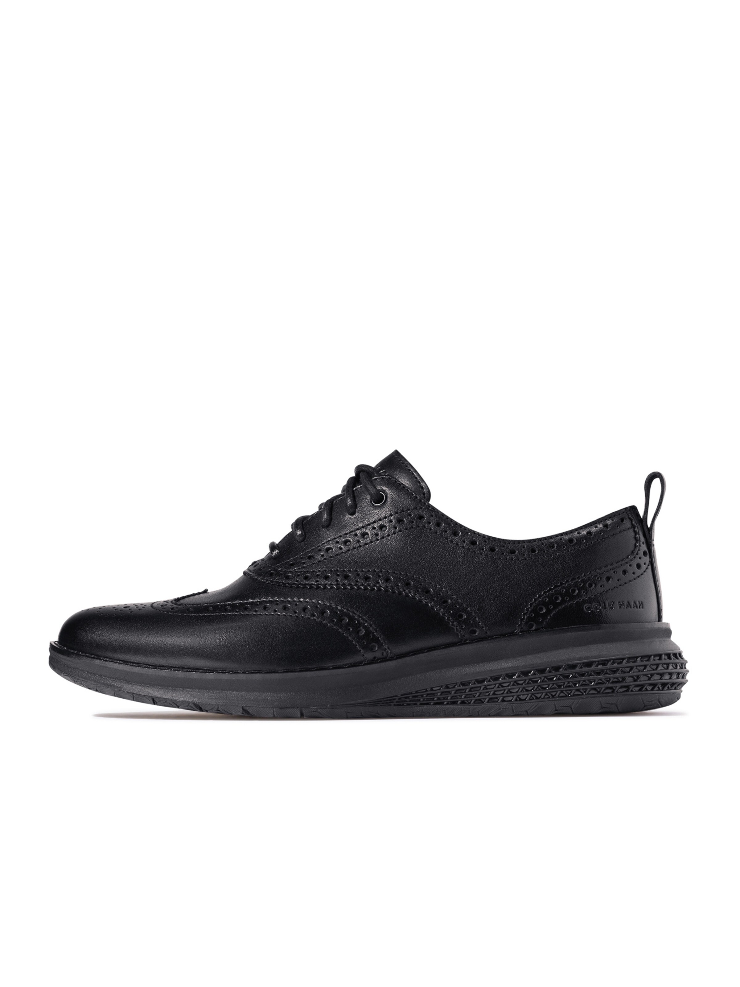 Cole Haan Veterschoen 'ENERGYWEAVE WINGTIP OXFORDS' in Zwart: voorkant