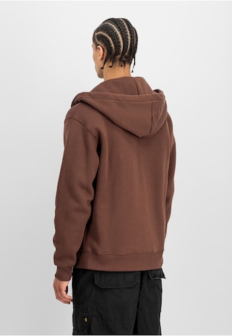 Veste de survêtement ALPHA INDUSTRIES en marron