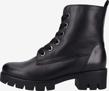 GABOR Lace-Up Ankle Boots in Black