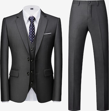 YOUTHUP Suit 'Terzett' in Grey: front