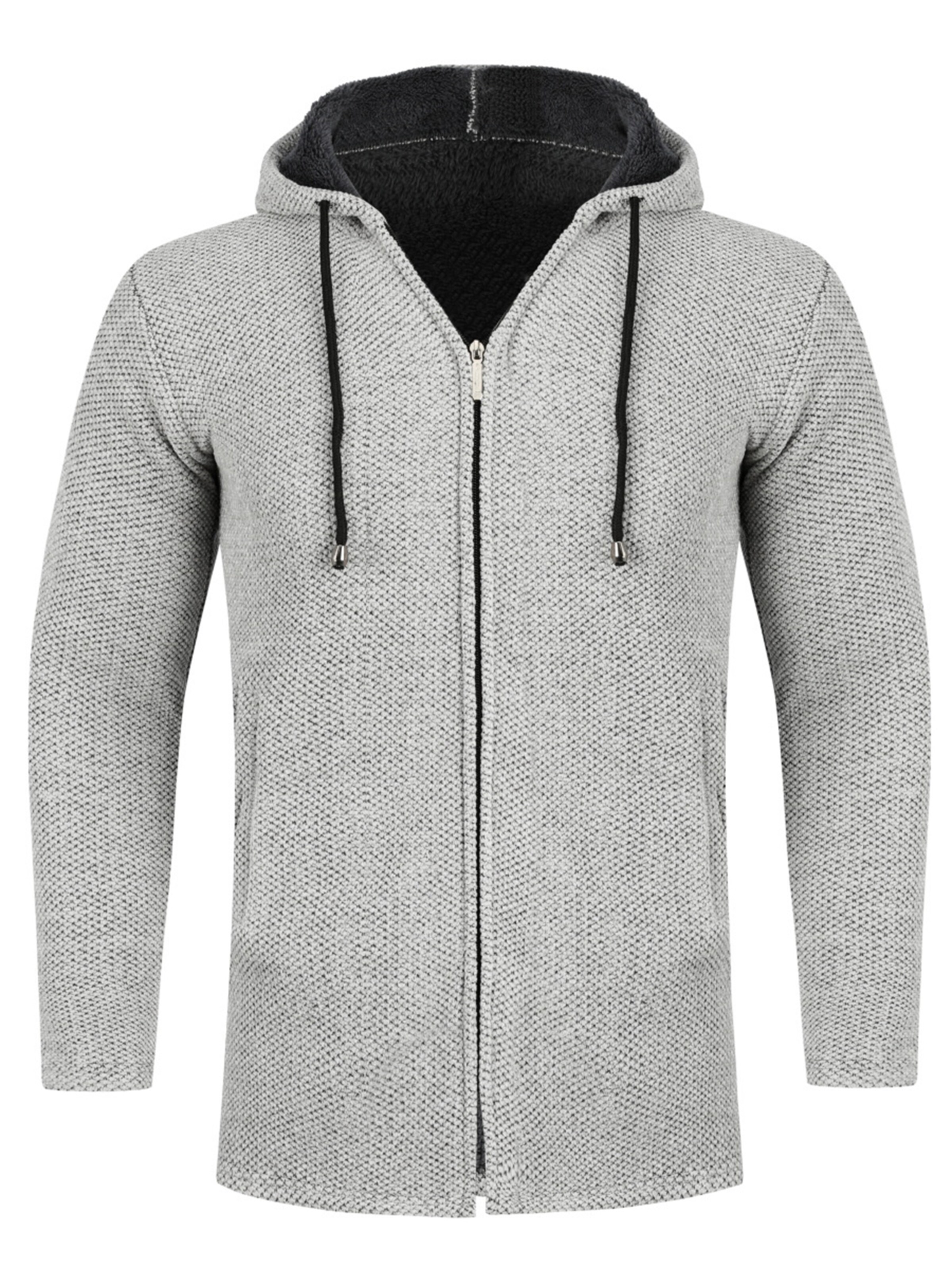Youthup Strickjacke‌‌ in Grau: Vorderseite