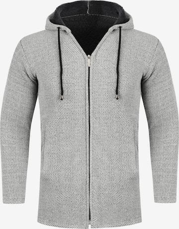 Youthup Strickjacke in Grau: Vorderseite
