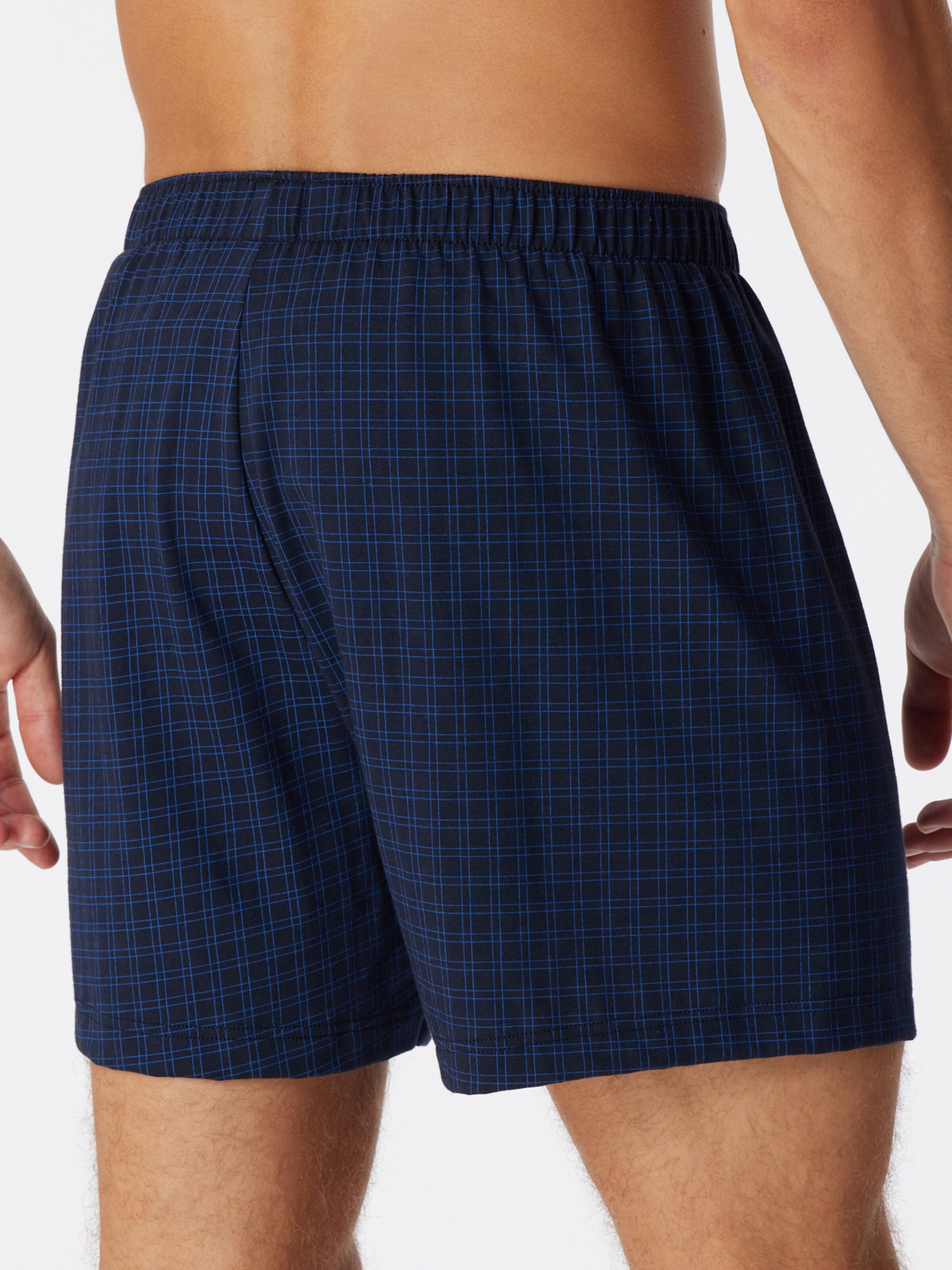 SCHIESSER - Calzoncillo boxer ' Cotton Casuals ' en azul