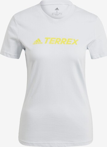 adidas Terrex Sports Top in Blue: front