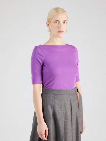 T-shirt 'JUDY' Lauren Ralph Lauren en violet : devant