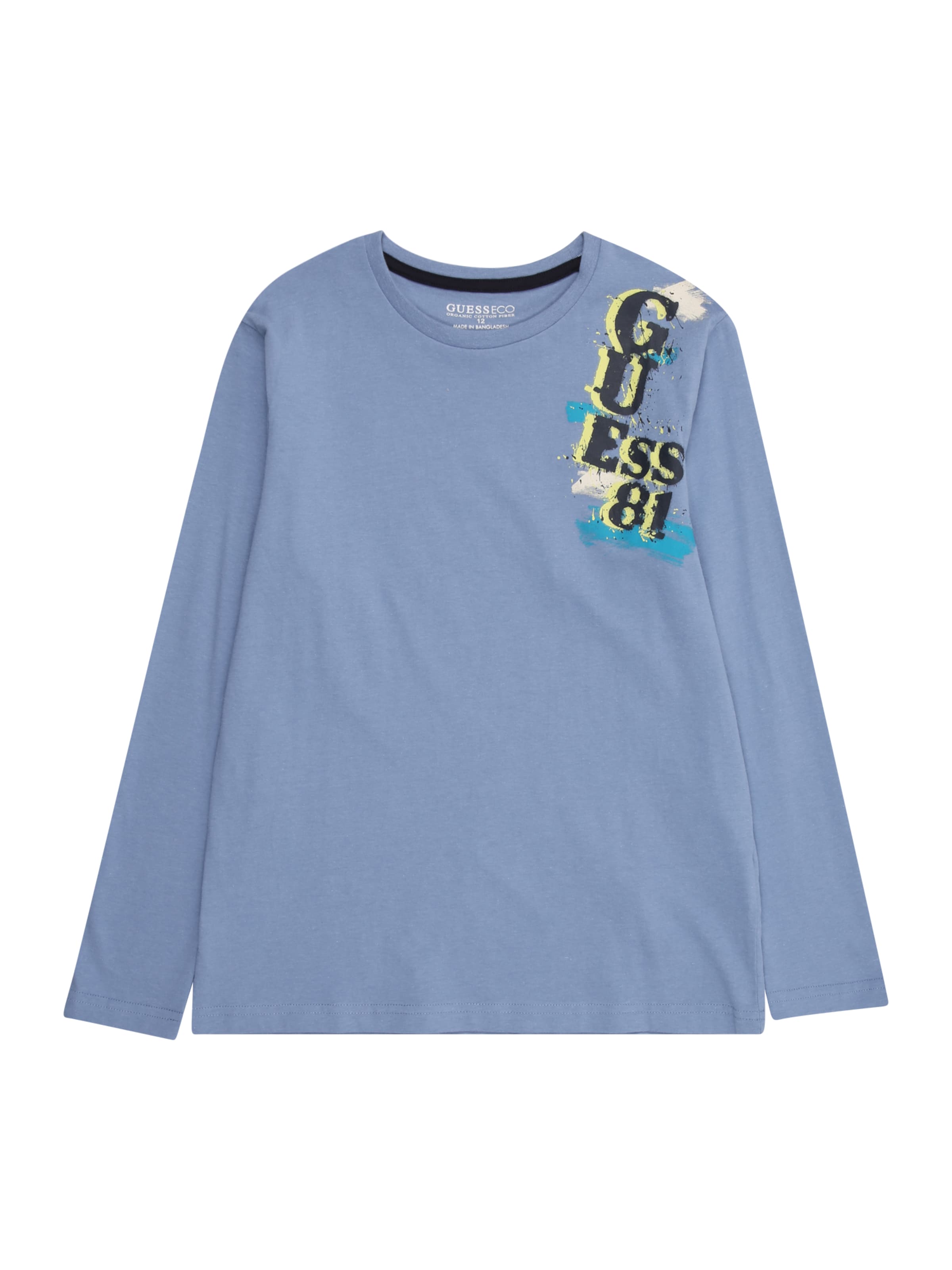 GUESS - Camiseta en azul: frente