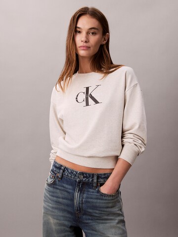 Calvin Klein Jeans Mikina – šedá: přední strana