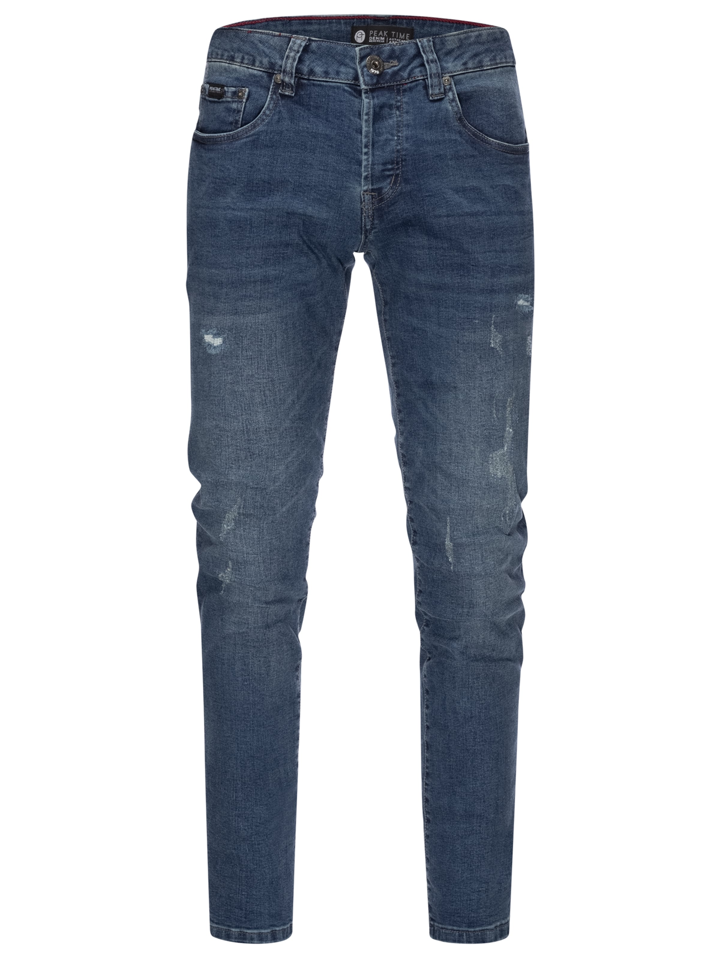 Peak Time Slim fit Jeans 'München' in Blue: front