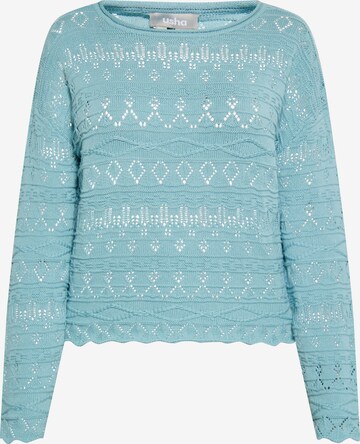 Pull-over Usha en bleu : devant