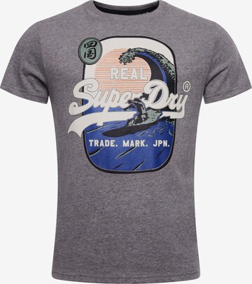 Superdry T-Shirt in Grau: predná strana