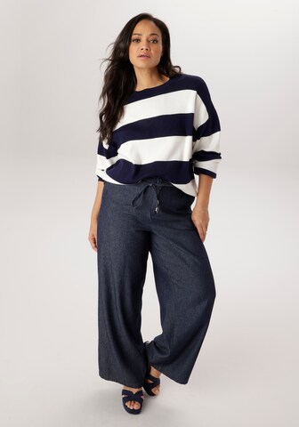 Aniston Pullover in Blau