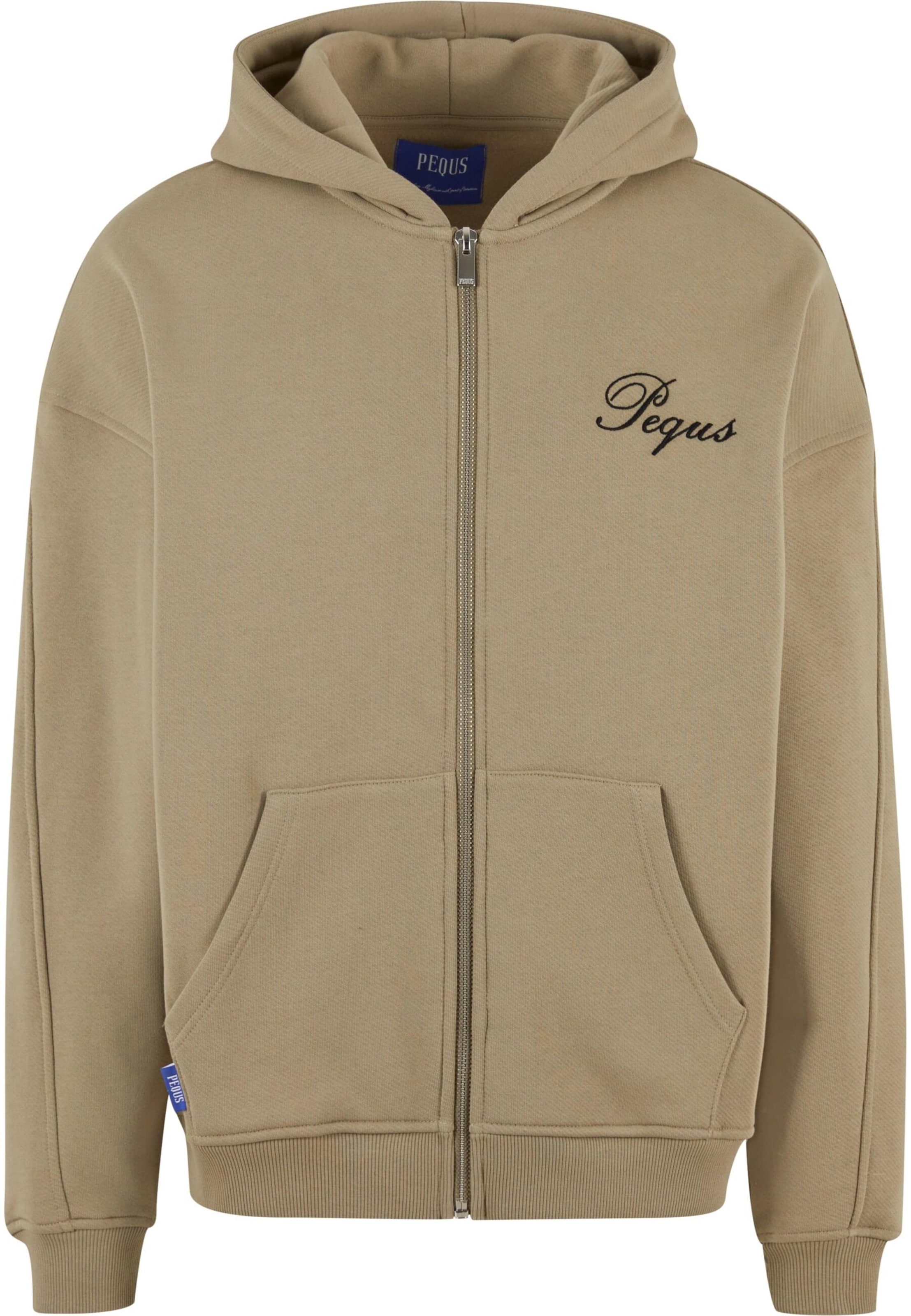 Giacca di felpa di Pequs in grigio: frontale