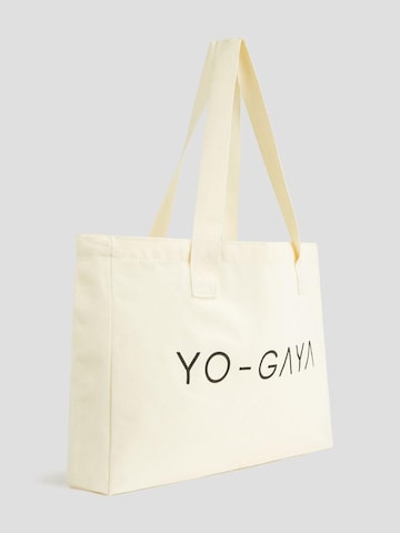 YO-GAYA Shopper 'Canvas Bag' in Beige