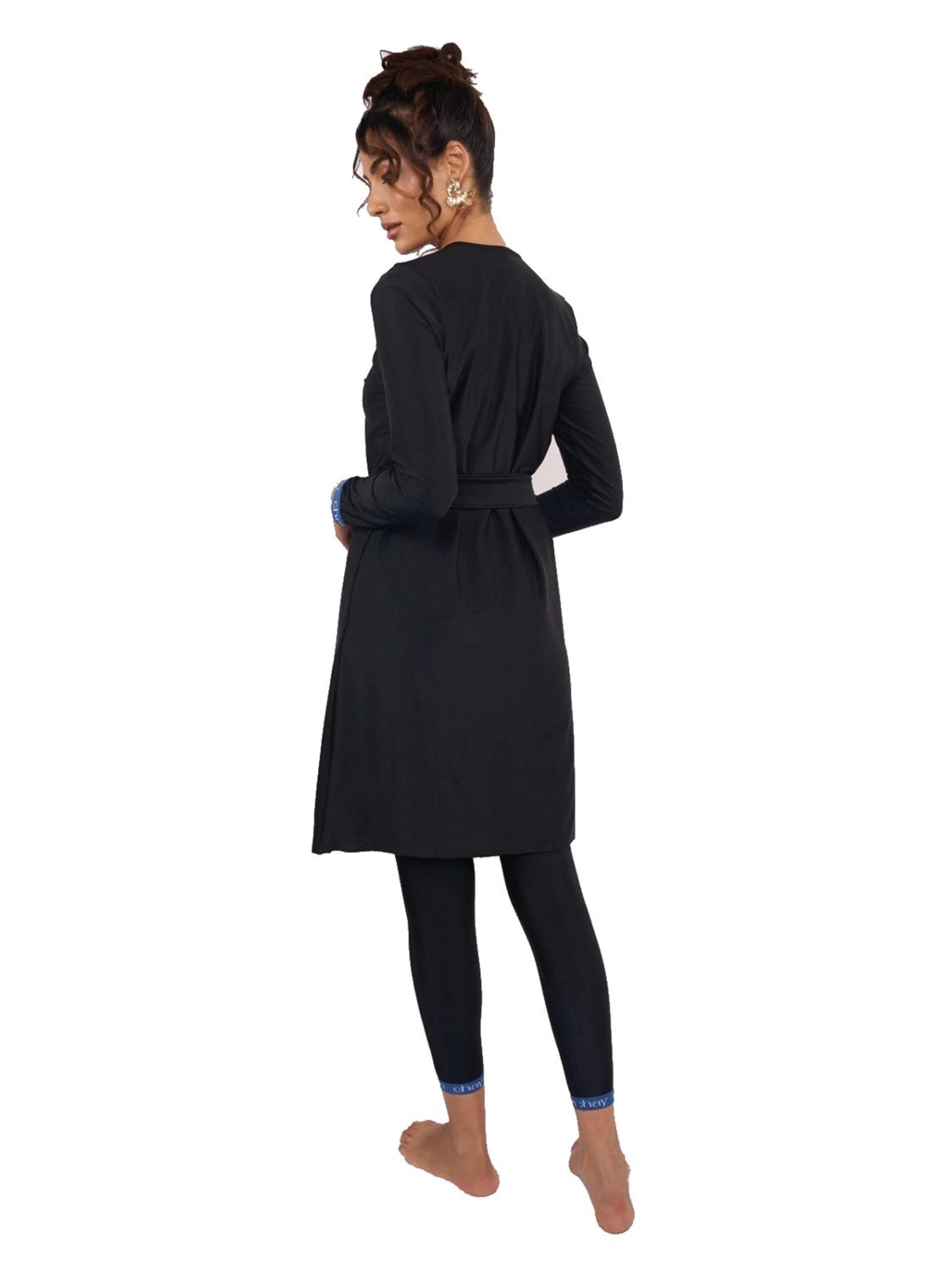Chay High neck Badeanzugkleid 'Chay Nis Elegance Black Burkini - Swimset'‌‌ in Schwarz
