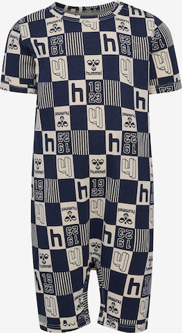 Hummel Rompertje/body 'Janus' in Blauw: voorkant