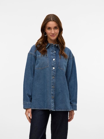 Chemisier 'VMJENNIE' VERO MODA en bleu : devant
