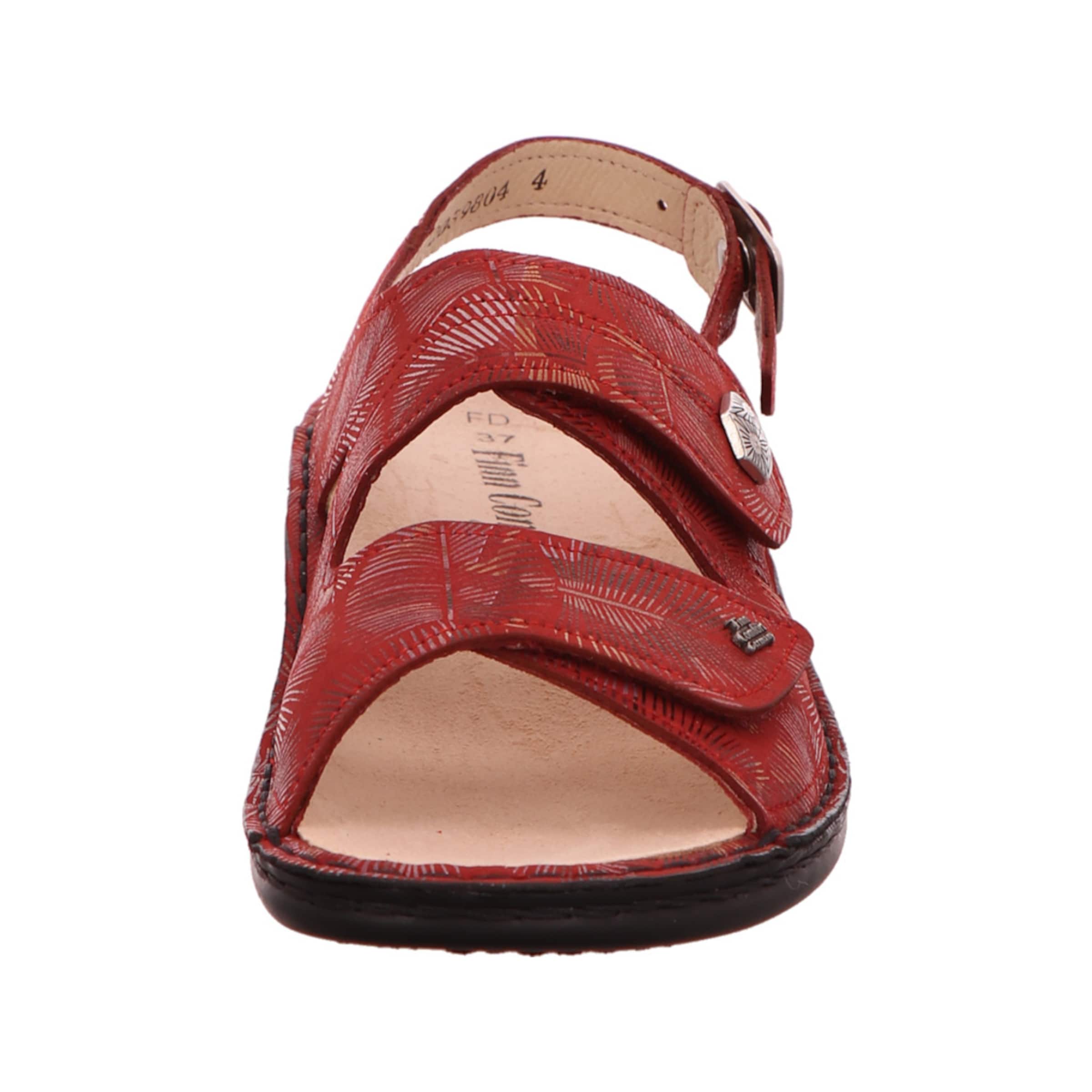 Finn Comfort Sandal 'Milos' in Red