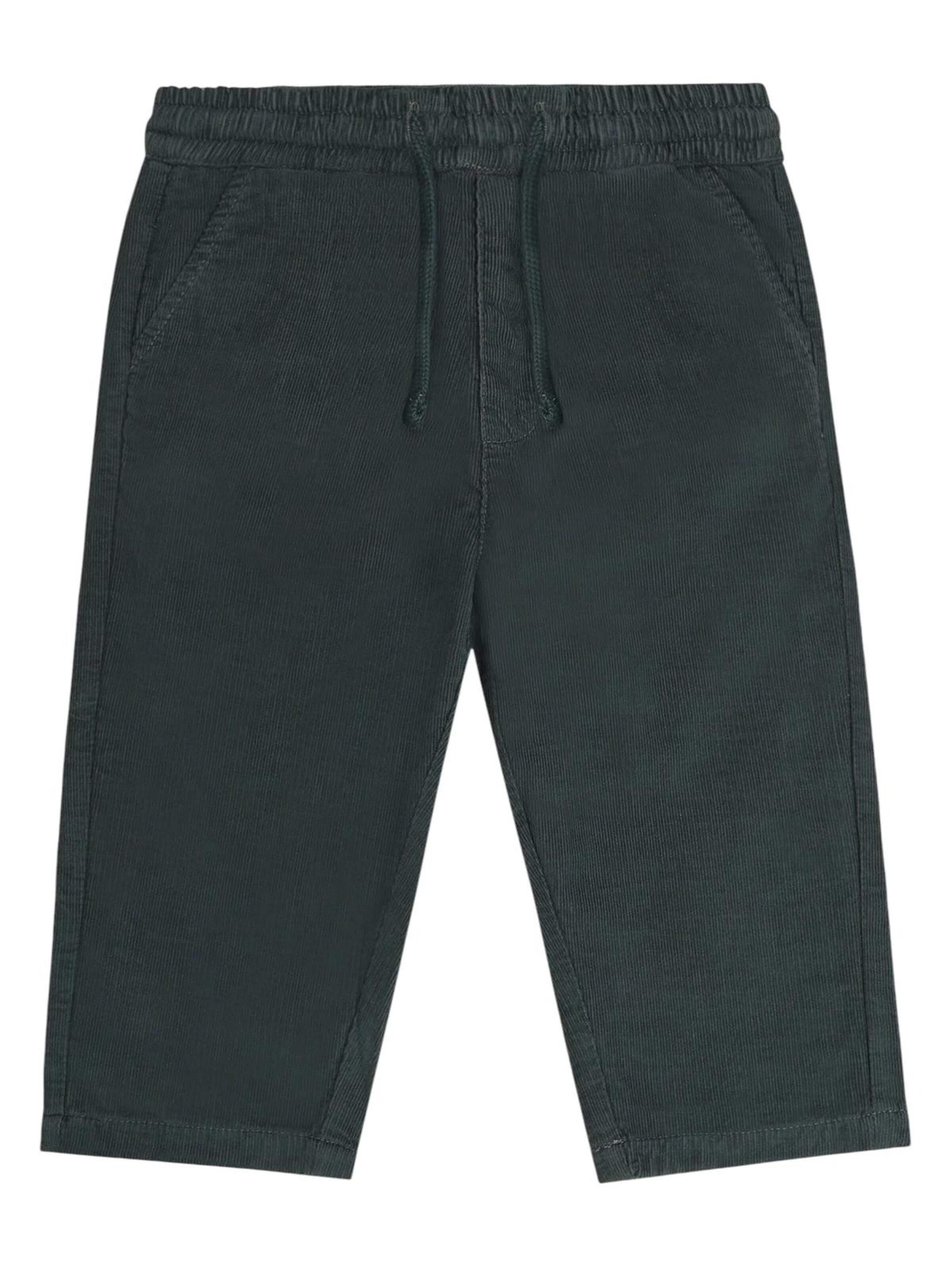 Hust & Claire Regular Pants 'Hust & Claire HCTrevor Corduroy' in Green: front