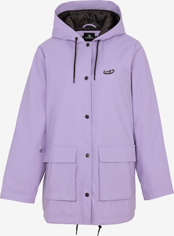 Volcom Performance Jacket 'RAINSITY' in Purple: front