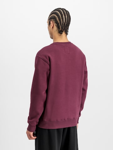 Sweat-shirt ALPHA INDUSTRIES en rouge