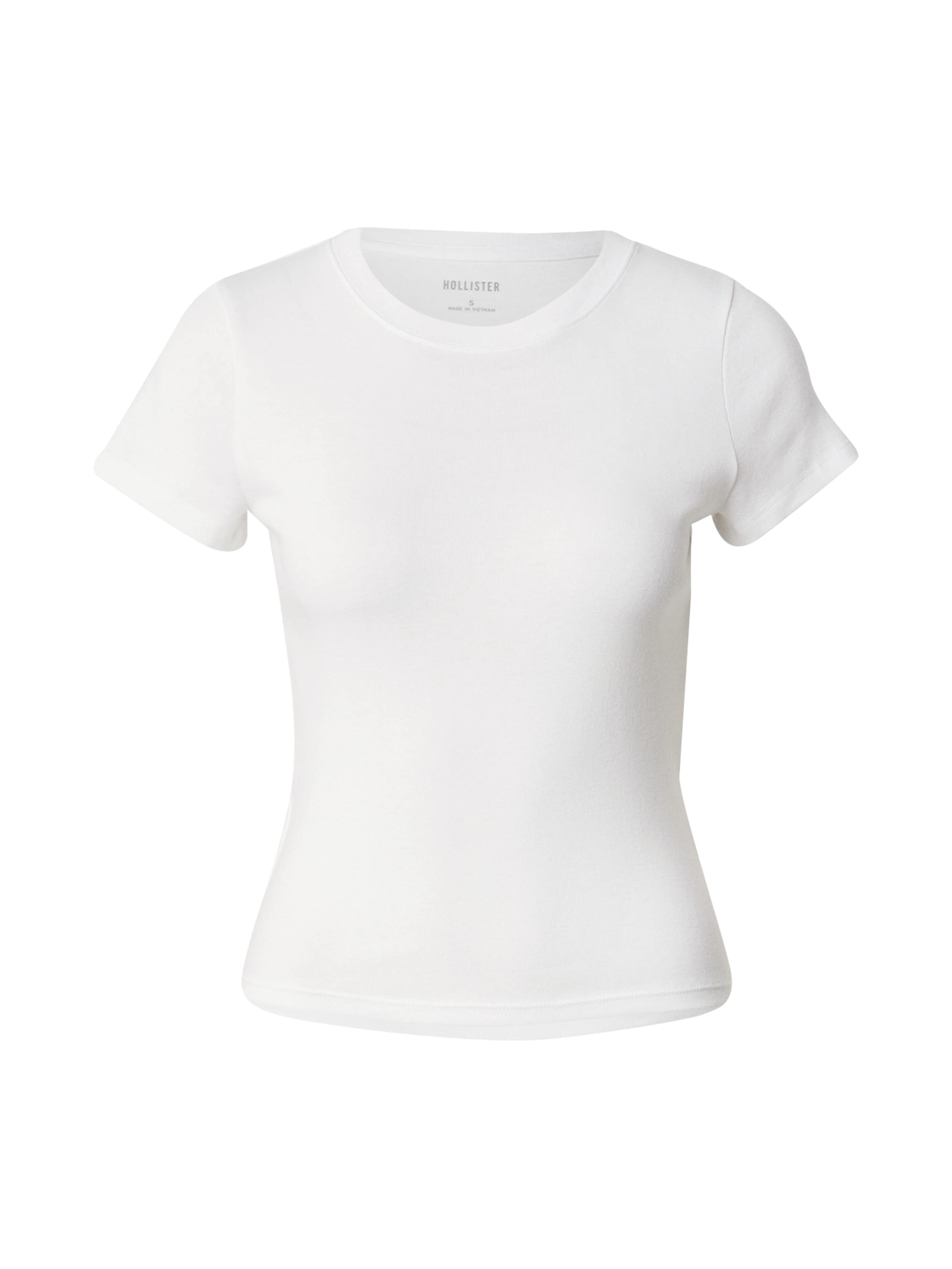 HOLLISTER Tričko - Biela: predná strana