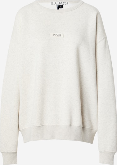 10Days Collegepaita 'The Clean Statement' värissä vaaleanharmaa / musta, Tuotenäkymä