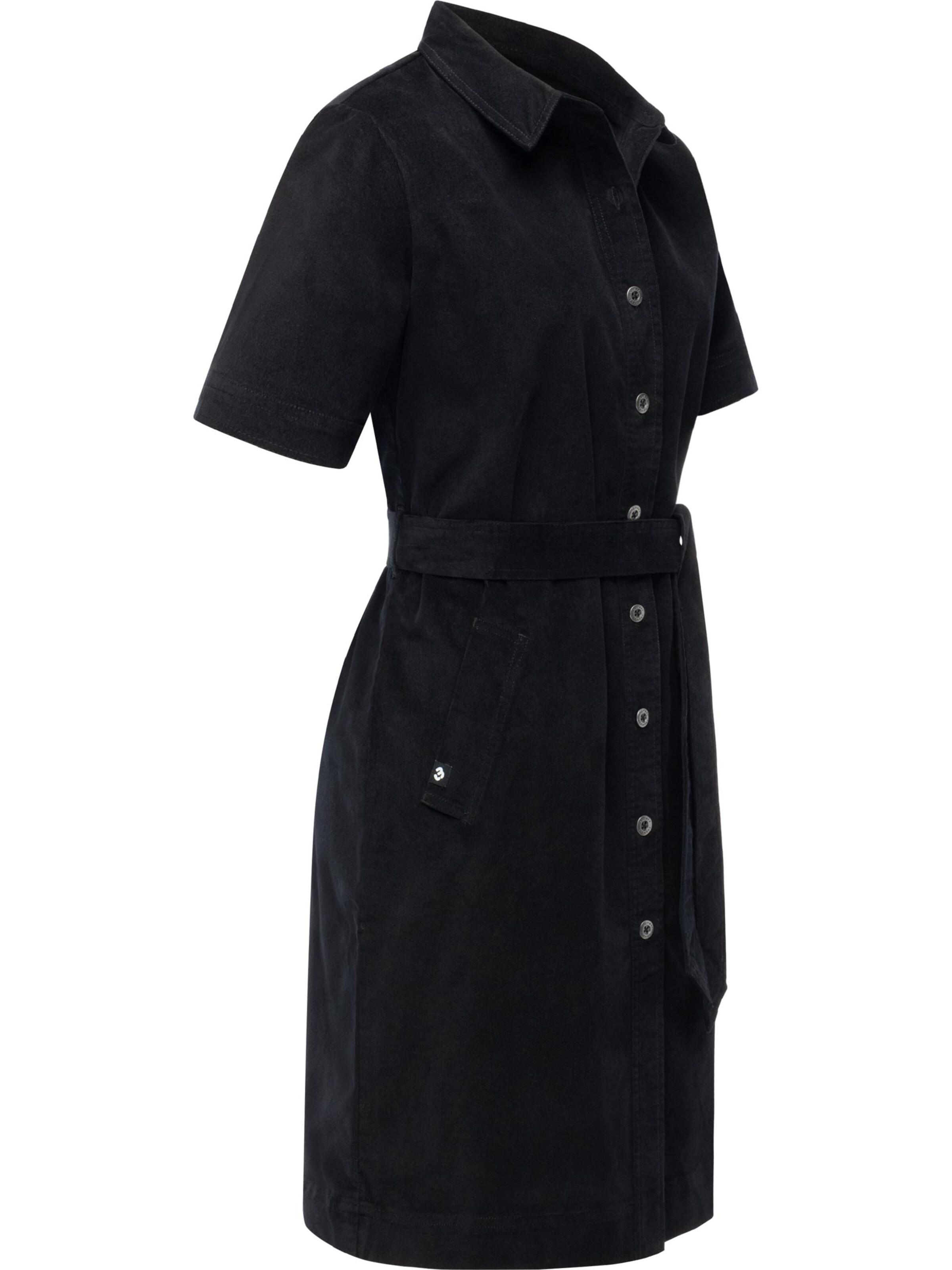 Ragwear Shirt dress 'Youmodo' in Black