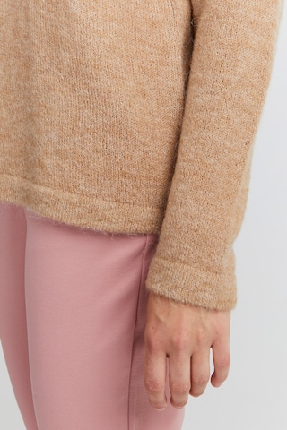 ICHI Sweater 'KAMARA' in Brown