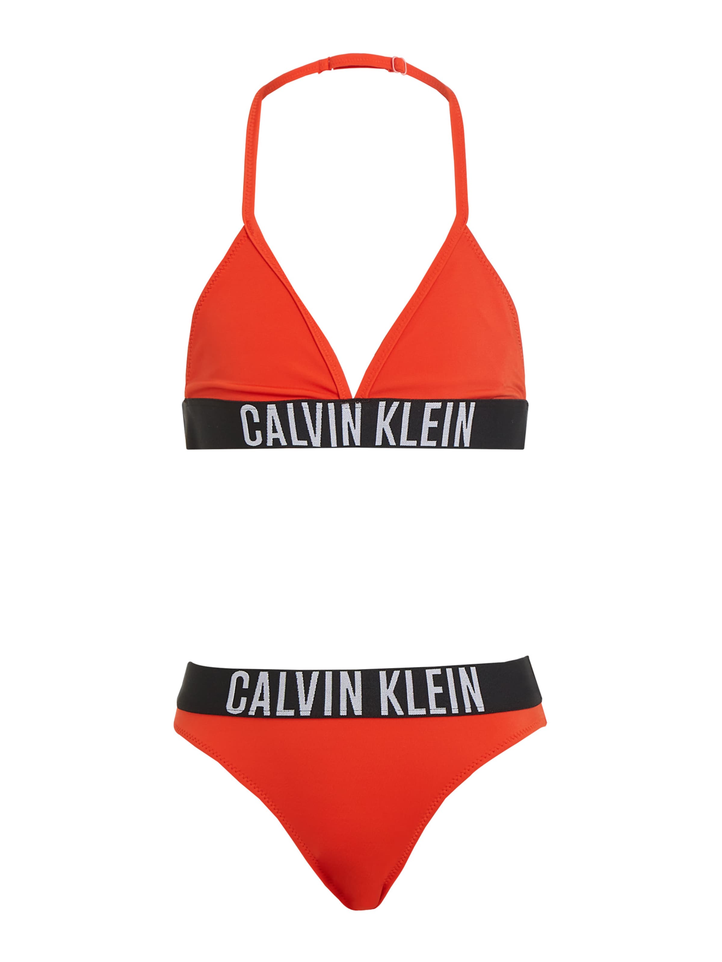 Calvin Klein Swimwear Triangle Bikini 'Intense Power' in Red: front